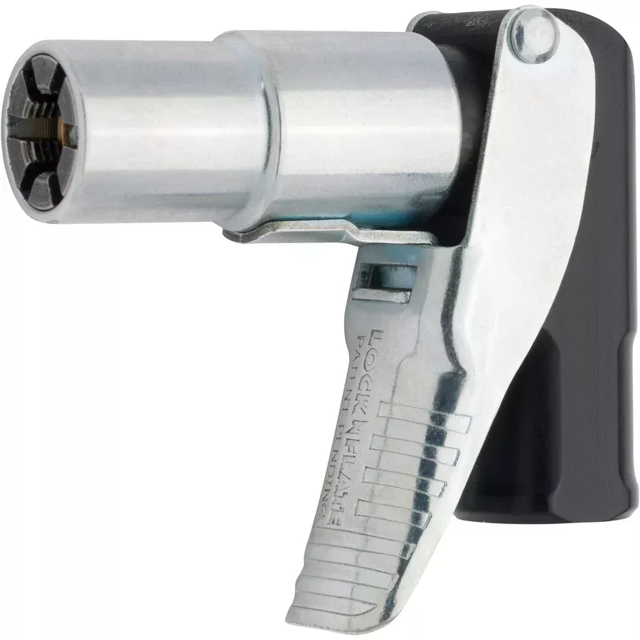 LOCKNLUBE LOCKNFLATE 90-Degree Air Chuck - OPEN