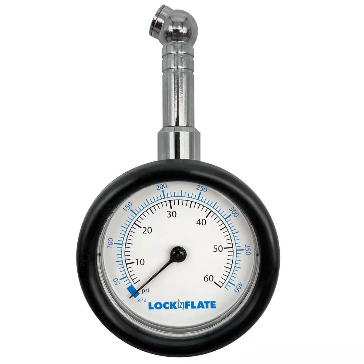 LOCKNLUBE LOCKNFLATE Tire Pressure Gauge (Dial)