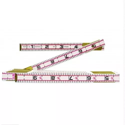 Lufkin 6' x 5/8" Engineer's Scale Wood Rule 1066DN