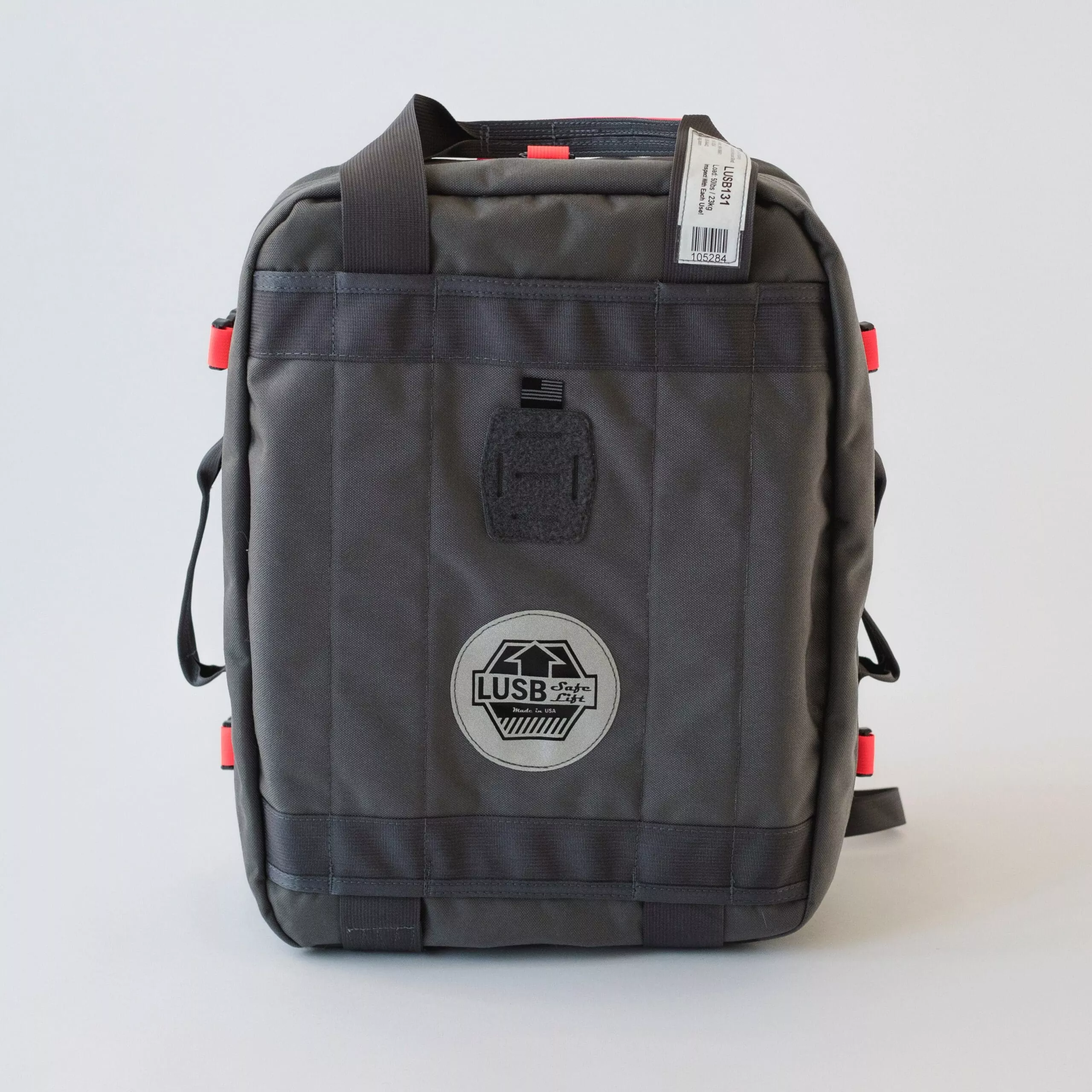 LUSB131 Black Flag Backpack, 50#, 20x16x6