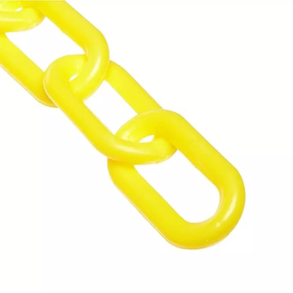 M R Products Mr. Chain Plastic Barrier Chain, Yellow, 2" Link Diameter, 500-Foot Length WP-3636