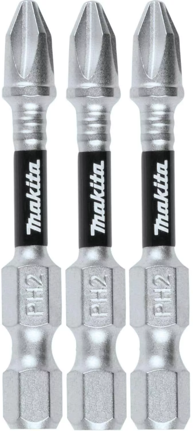 Makita E-00773 Impact XPS #2 Phillips 2" Power Bit, 3/pk