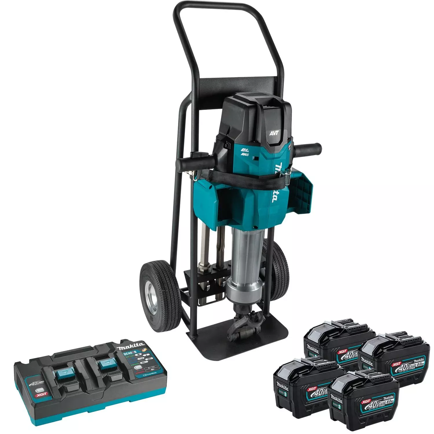Makita GMH04PL4X 80V max XGT Breaker Hammer Kit