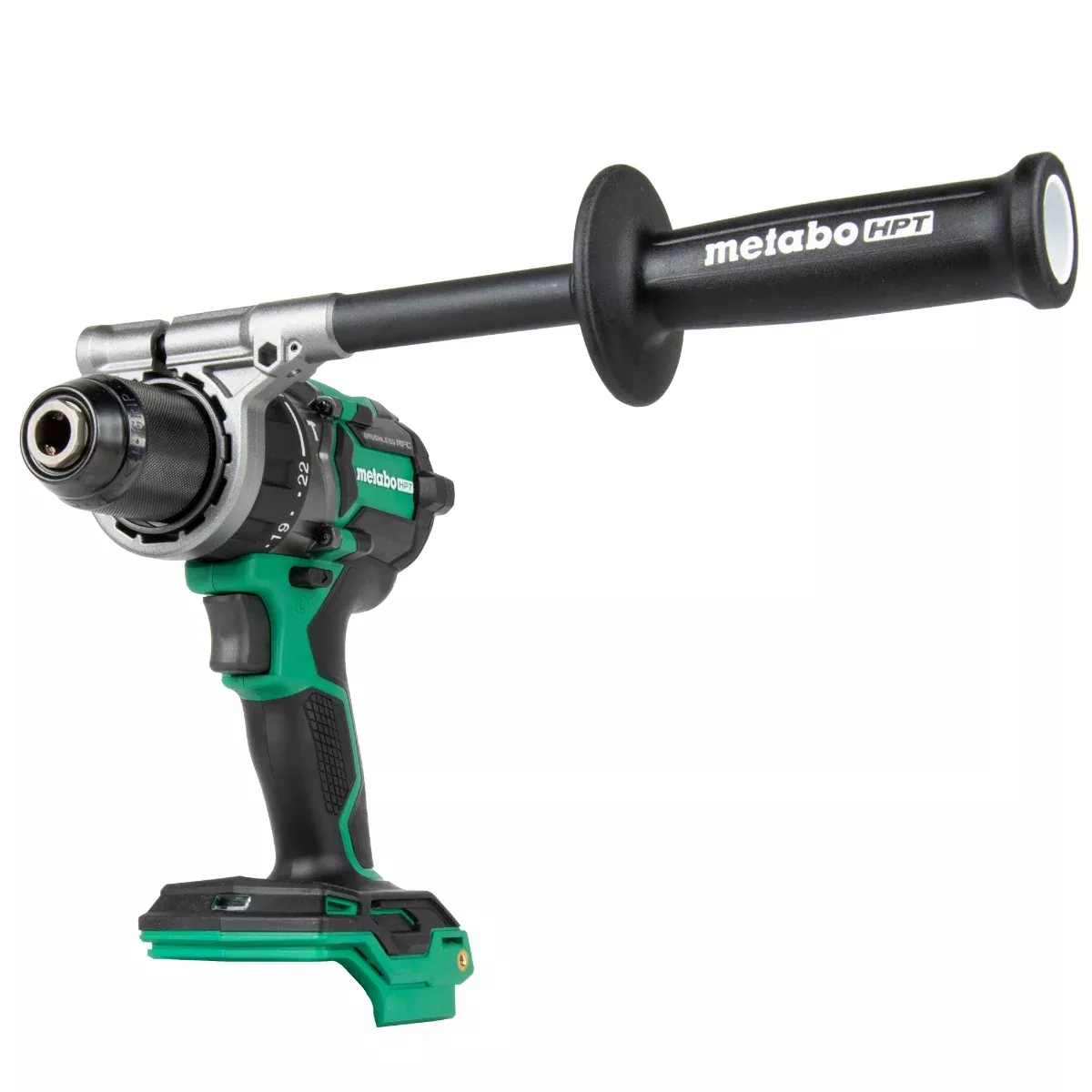 Metabo 18V Brushless High Torque 1/2 in. Hammer Drill, 1205 in-lbs (Bare Tool) DV18DCQ4M