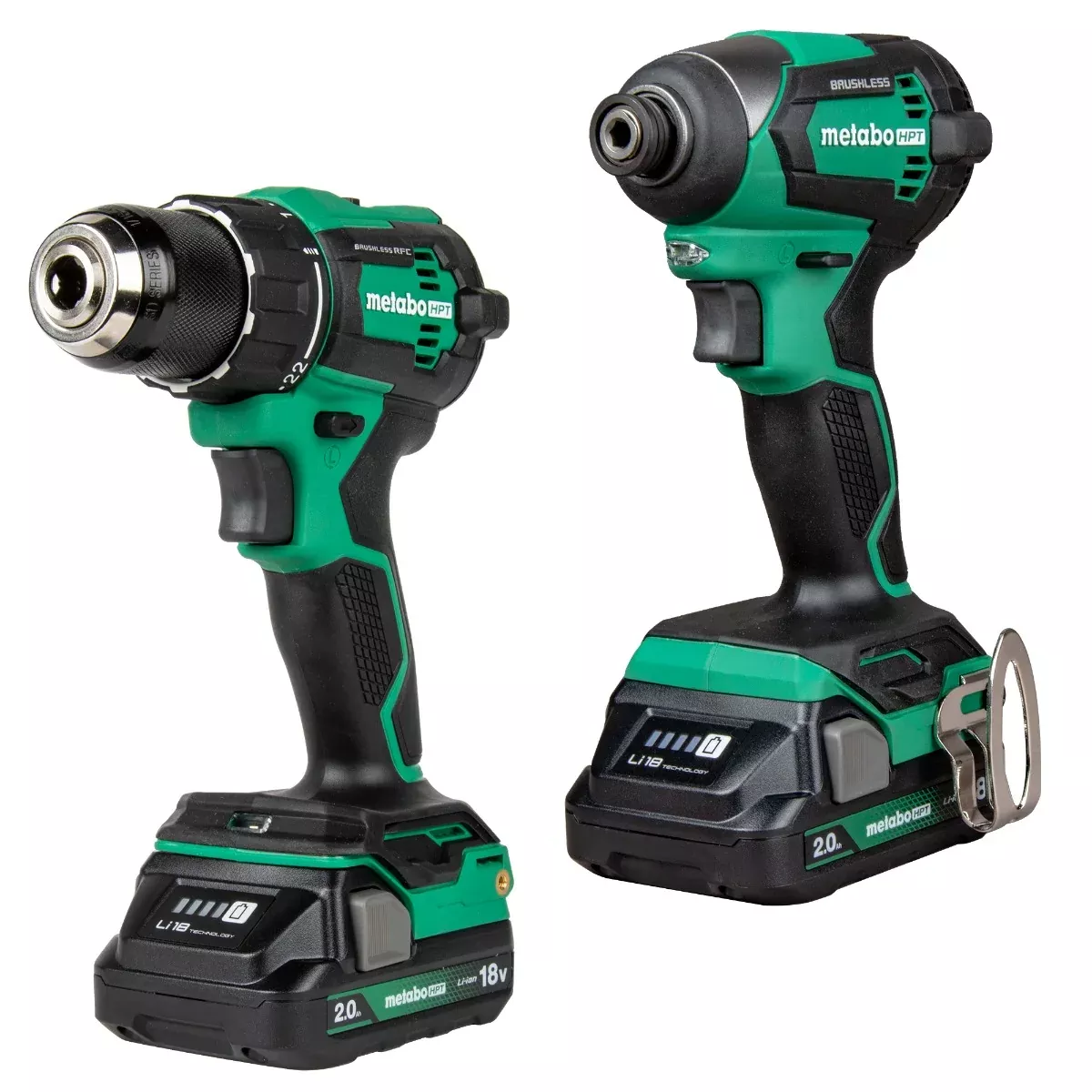 Metabo 18V MultiVolt Cordless Brushless 2-Piece Combo Kit with Driver Drill & Impact Driver KC18DEXQBM