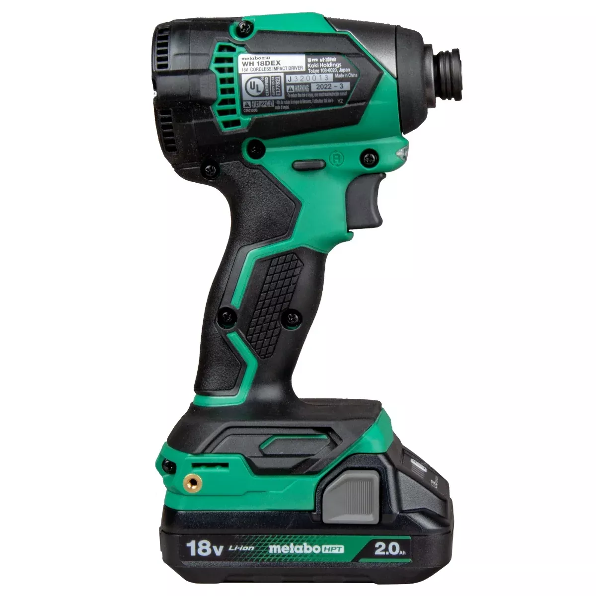 Metabo 18V MultiVolt Cordless Brushless Impact Driver Kit with 2x 2.0Ah Batteries, Charger & Bag WH18DEXM