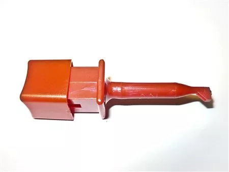 Micro-Plunger Clip - 1.75" x 0.55" x 0.55" - Red
