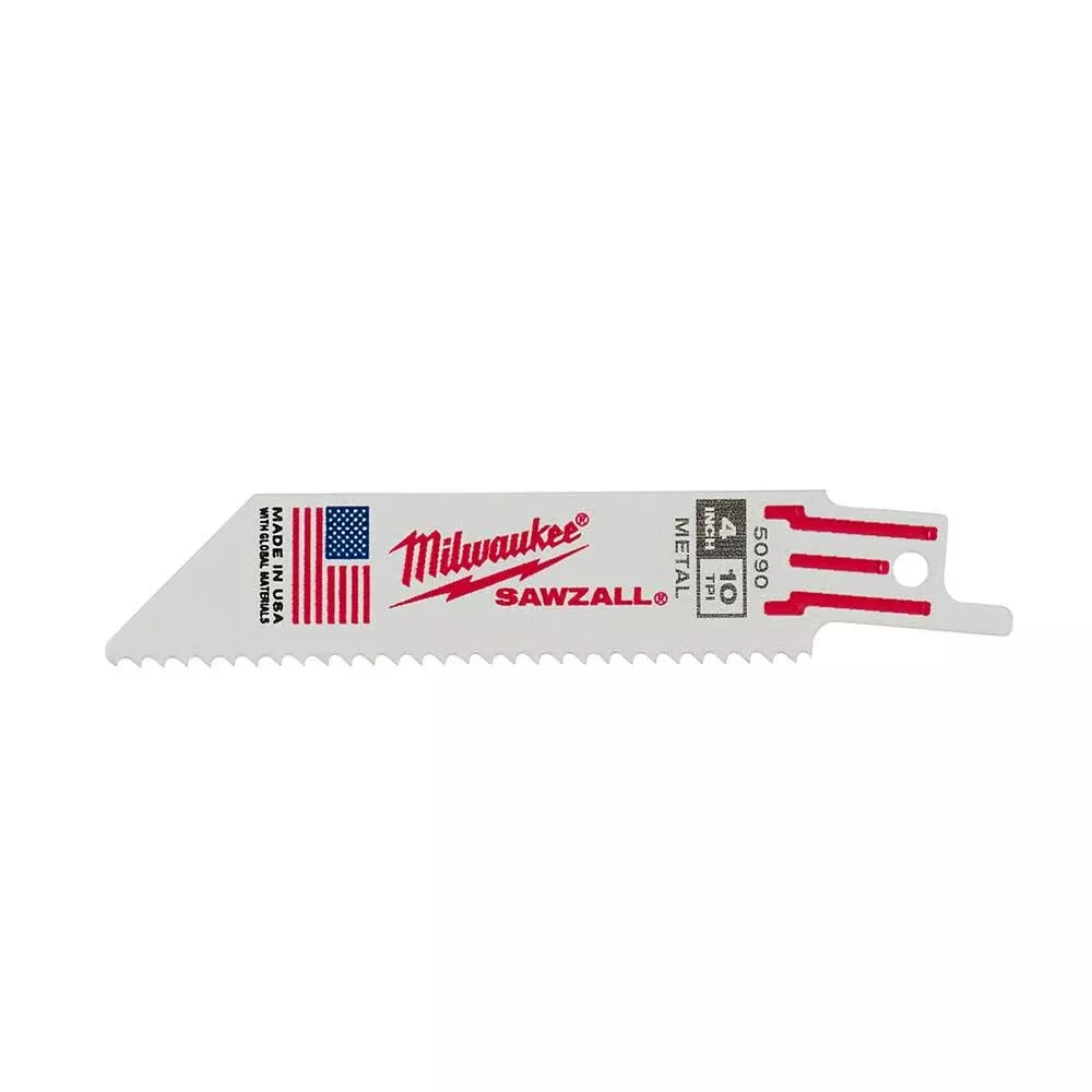 Milwaukee 10 TPI THE TORCH SAWZALL Metal Cutting Blades