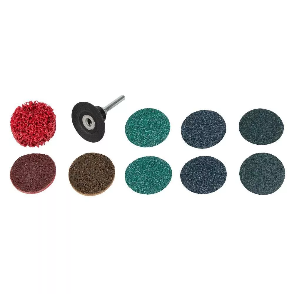 Milwaukee 10PC 2" Quick Change Disc Kit
