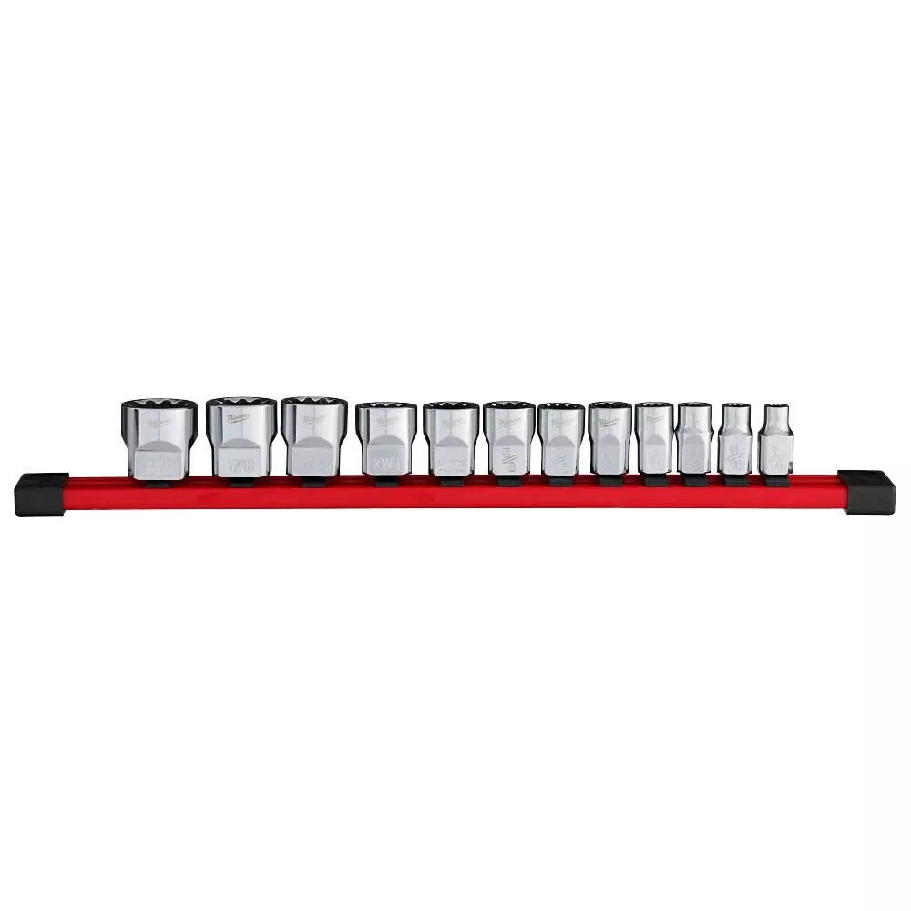 Milwaukee 12pc 3/8" Drive 12-Point SAE Socket Set 48-22-9420
