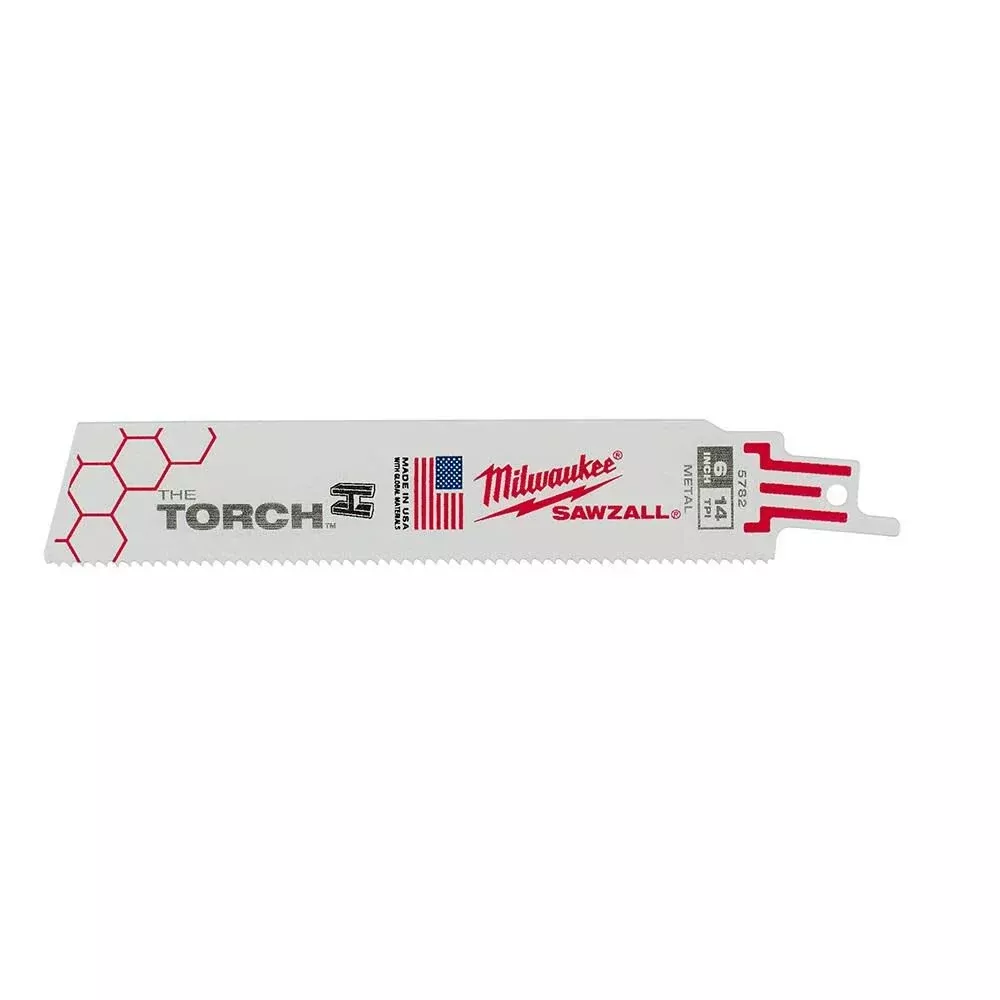 Milwaukee 14 TPI The TORCH™ SAWZALL Metal Cutting Blades 25-Pack