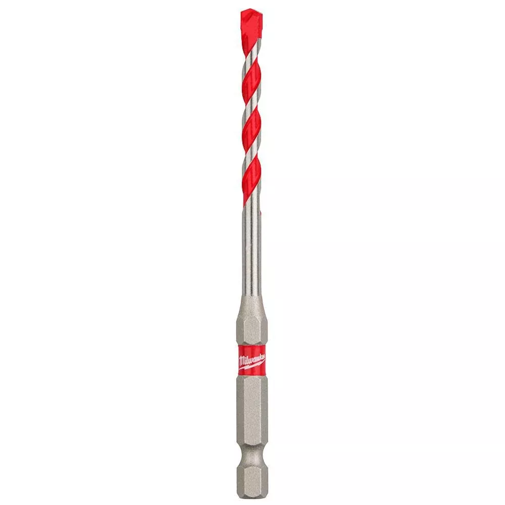 Milwaukee 3/16" x 2" x 4" SHOCKWAVE™ Impact Duty Carbide Hammer Drill Bit