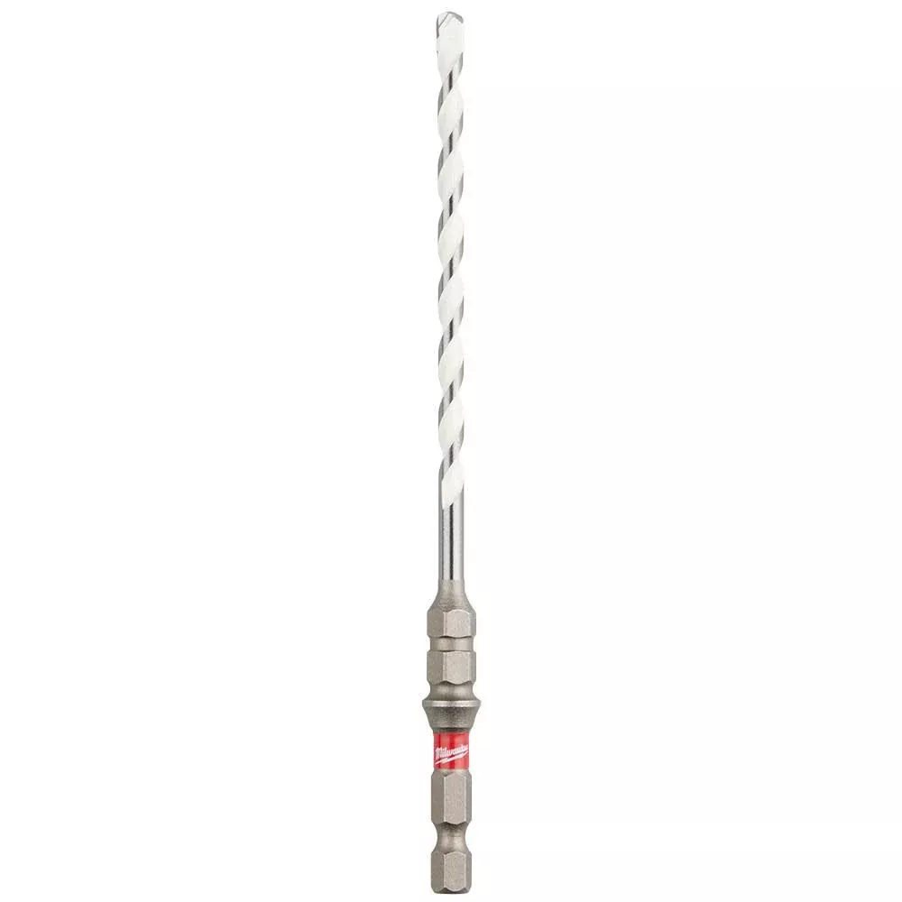 Milwaukee 3/16" x 4" x 6" SHOCKWAVE™ Impact Duty Carbide Multi-Material Drill Bit for Concrete Screws