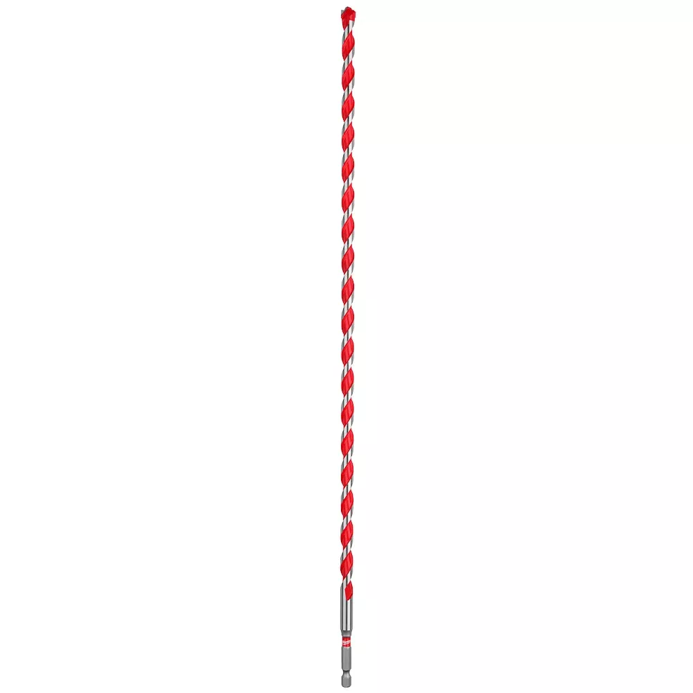 Milwaukee 3/8" x 16" x 18" SHOCKWAVE™ Impact Duty Carbide Hammer Drill Bit with POWER TIP™