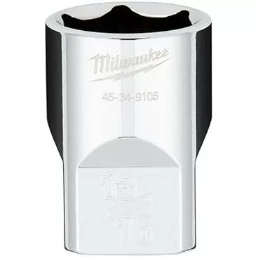 Milwaukee 45-34-9105 1/2" Drive 13/16" SAE 6-Point Socket with FOUR FLAT Sides