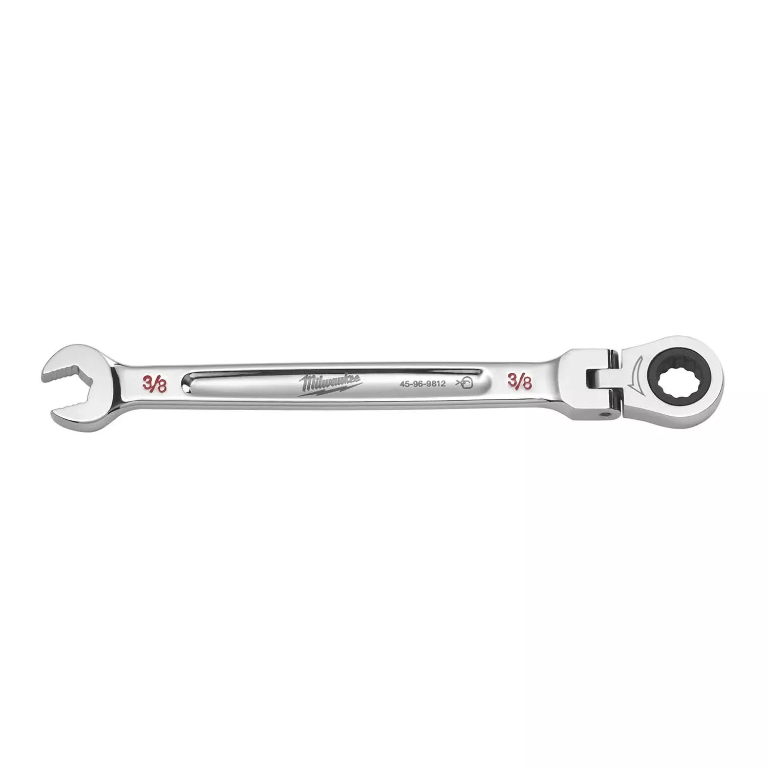 Milwaukee 45-96-9812 3/8-Inch Flex Head Combination Wrench
