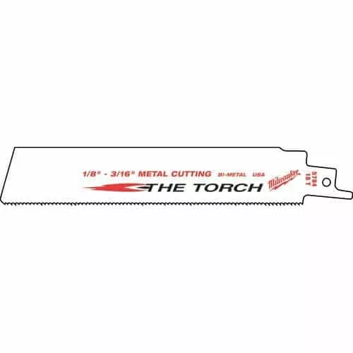 Milwaukee 48-00-5784 Sawzall Blade 18T 6 Inch Torch 5 Pack