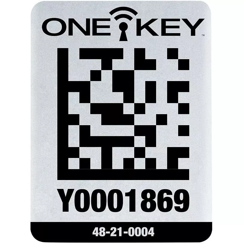 Milwaukee 48-21-0004 ONE-KEY Asset ID Tag for Large Metal Surfaces, 25-Pack
