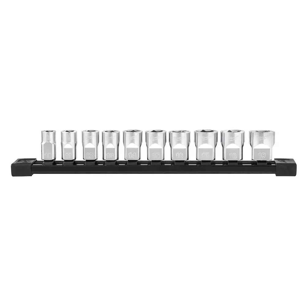 Milwaukee 48-22-9503 3/8-inch Drive 10-Piece Socket Set - Metric
