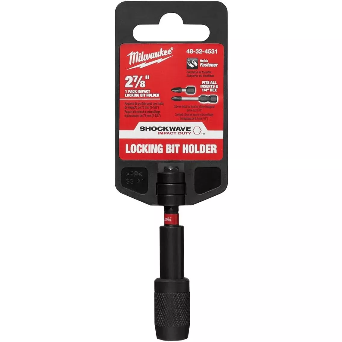 Milwaukee 48-32-4531 Shockwave 2.875-Inch Impact Locking Bit Holder