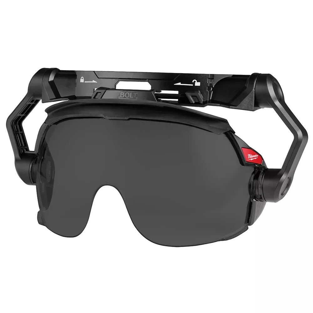 Milwaukee 48-73-1455 10pk Gasketed Tinted Eye Visor Replacement Lenses ( BOLT Safety Helmet & BOLT Hard Hat Mount)