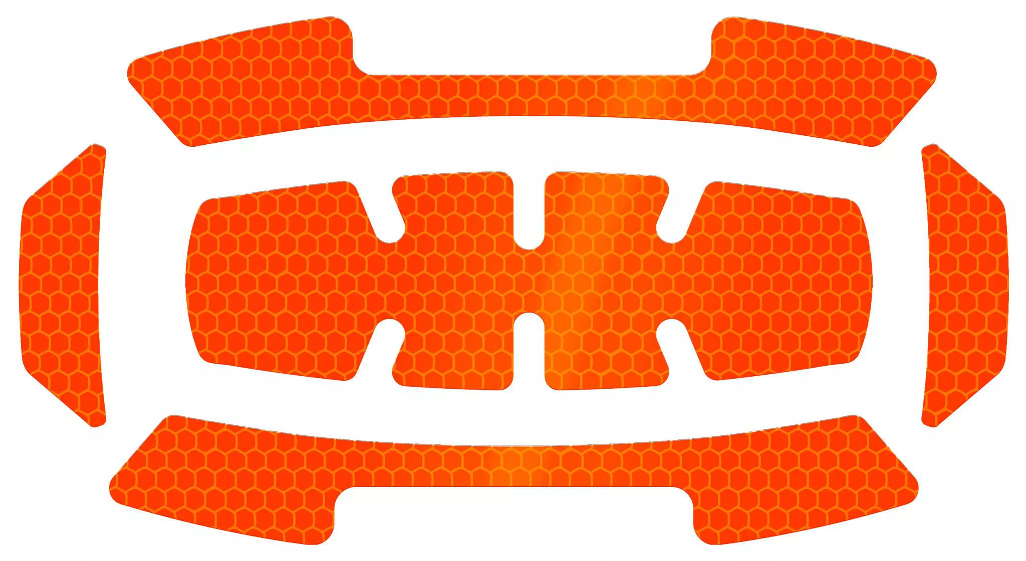 Milwaukee 48-73-4602 5PC BOLT Reflective Sticker Set - Orange