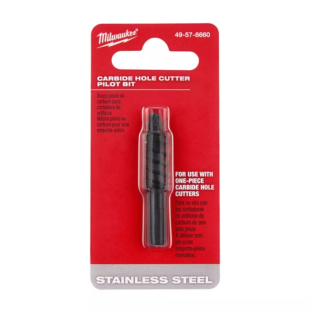 Milwaukee 49-57-8660 One-piece Carbide Hole Cutter PILOT BIT