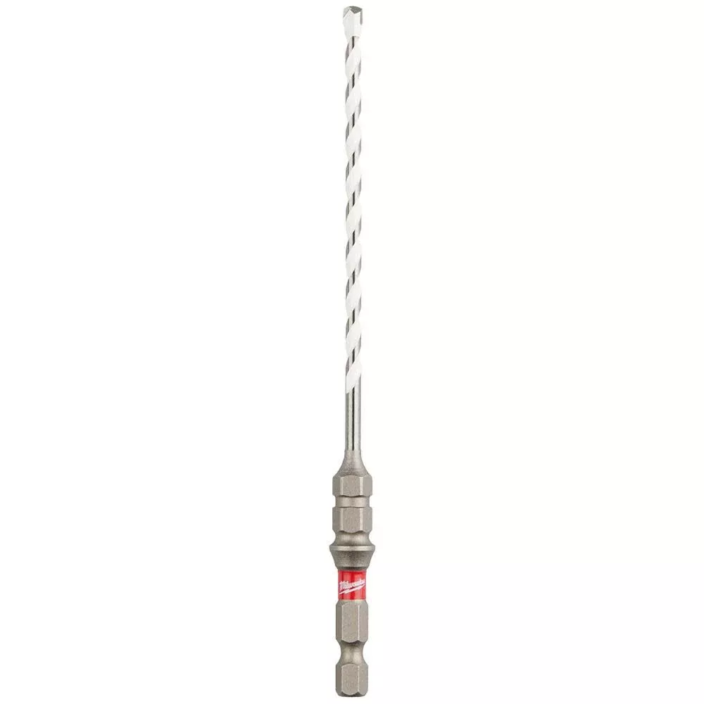 Milwaukee 5/32" x 4" x 6" SHOCKWAVE™ Impact Duty Carbide Multi-Material Drill Bit for Concrete Screws
