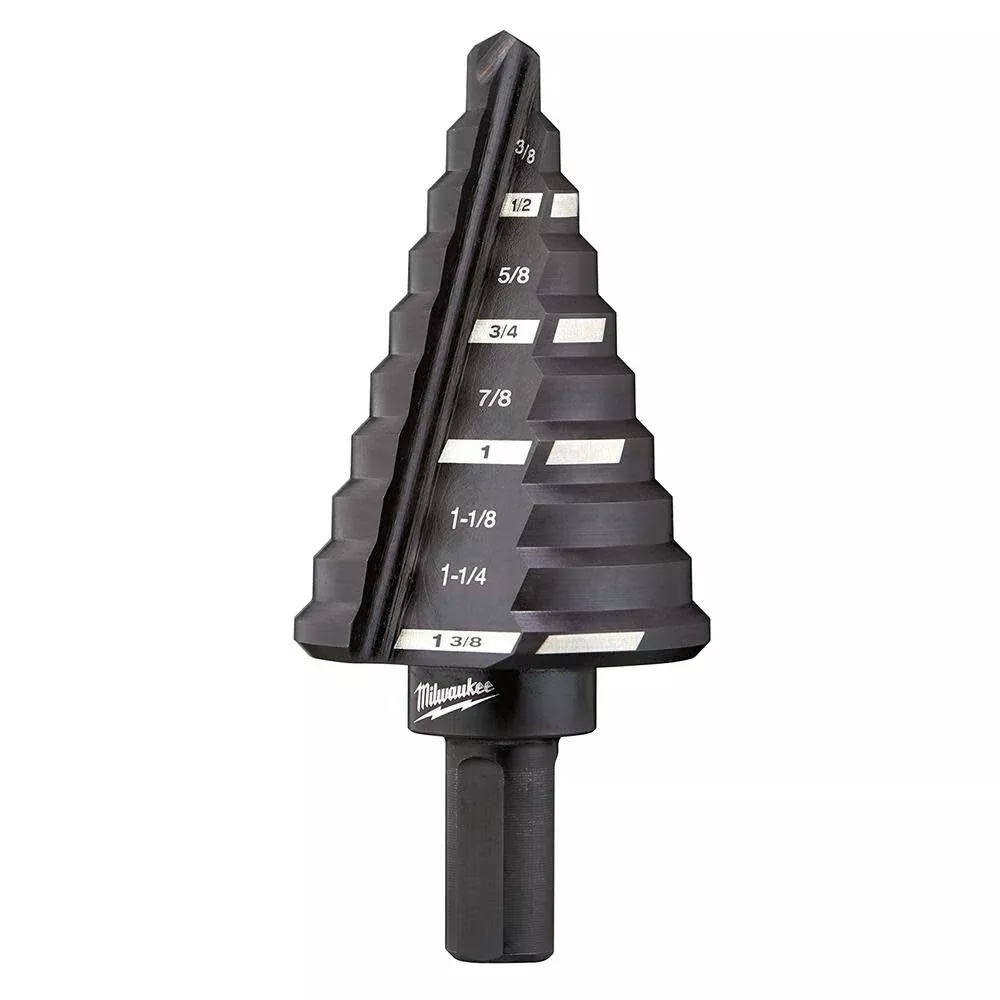 Milwaukee #5 Step Drill Bit, 1/4" - 1-3/8" by 1/8"