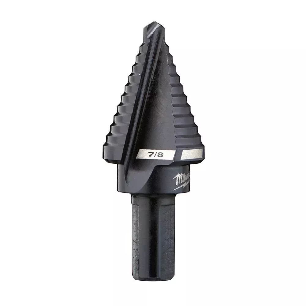 Milwaukee #7 Step Drill Bit, 7/8" Single Hole