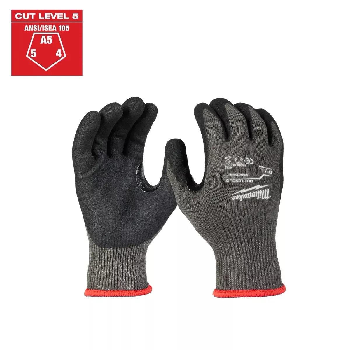 Milwaukee ANSI Cut Level 5 Nitrile Dipped Gloves