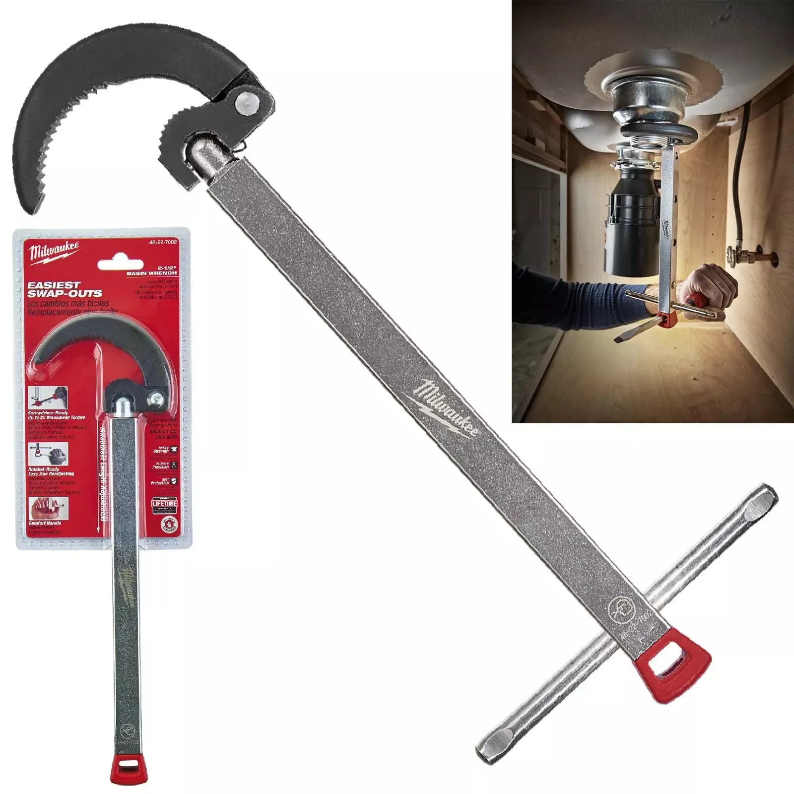 Milwaukee Basin Wrench 32 - 65mm Jaw Size