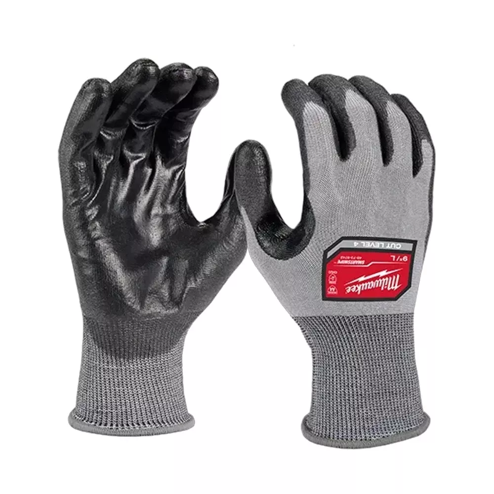 Milwaukee Cut Level 4 High Dexterity Polyurethane Dipped Gloves S,48-73-8740