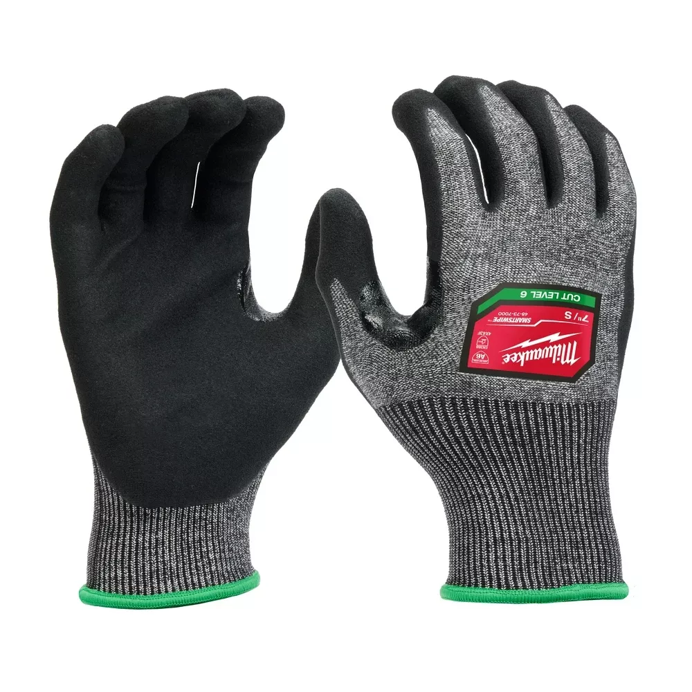 Milwaukee Cut Level 6 High-Dexterity Nitrile Dipped Gloves S,48-73-7000