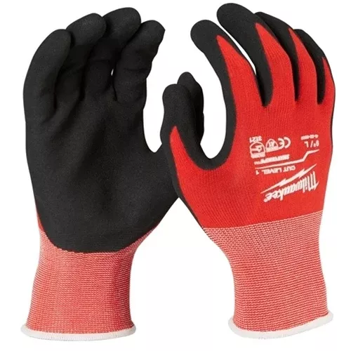 Milwaukee Cut Level A1 Dipped Gloves Small 48-22-8900