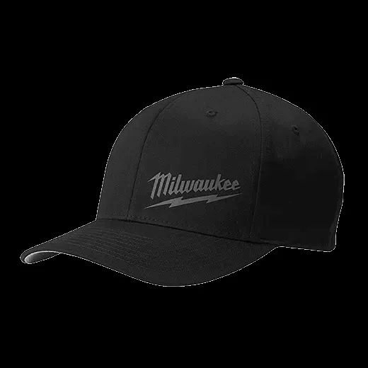 Milwaukee Fitted Hat S/M, Black 504B-SM