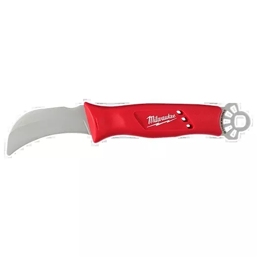 Milwaukee Lineman's Hawkbill Knife w/ STICKWORK™ 3in1 Ring