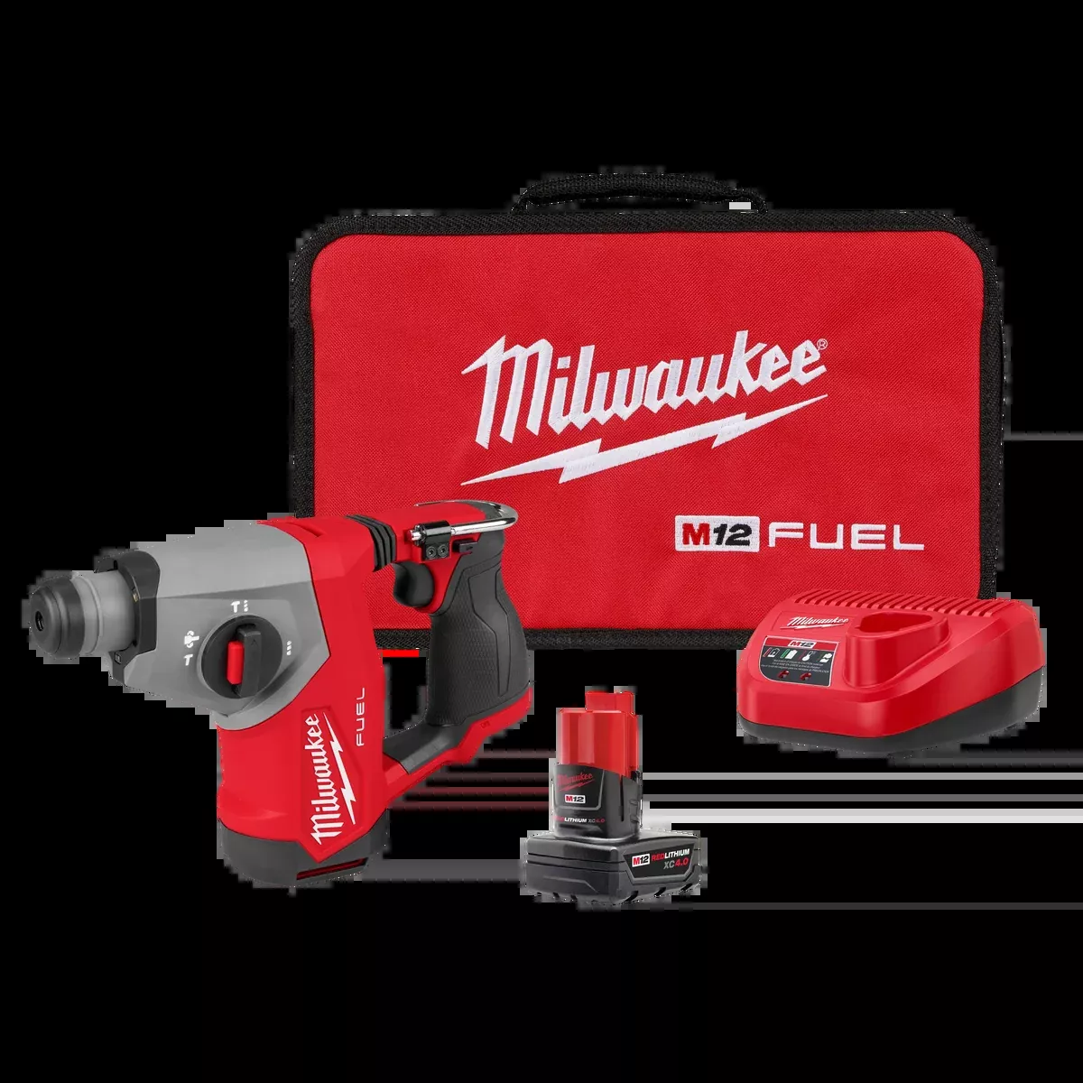 Milwaukee M12 FUEL™ 5/8” SDS Plus Rotary Hammer Kit