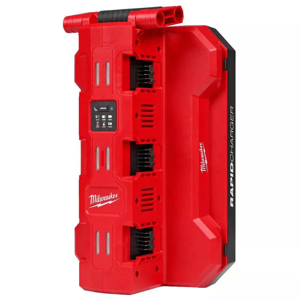 Milwaukee M18™ Six Bay Daisy Chain Rapid Charger w/ PACKOUT™ Compatibility