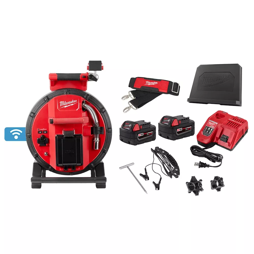 Milwaukee Tool M18 100’ Flexible Modular Pipeline Inspection System 3972-22