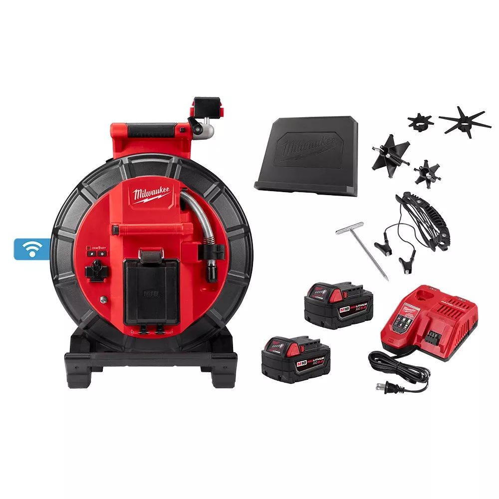 Milwaukee Tool M18 120’ Mid-Stiff Modular Pipeline Inspection System 3973-22