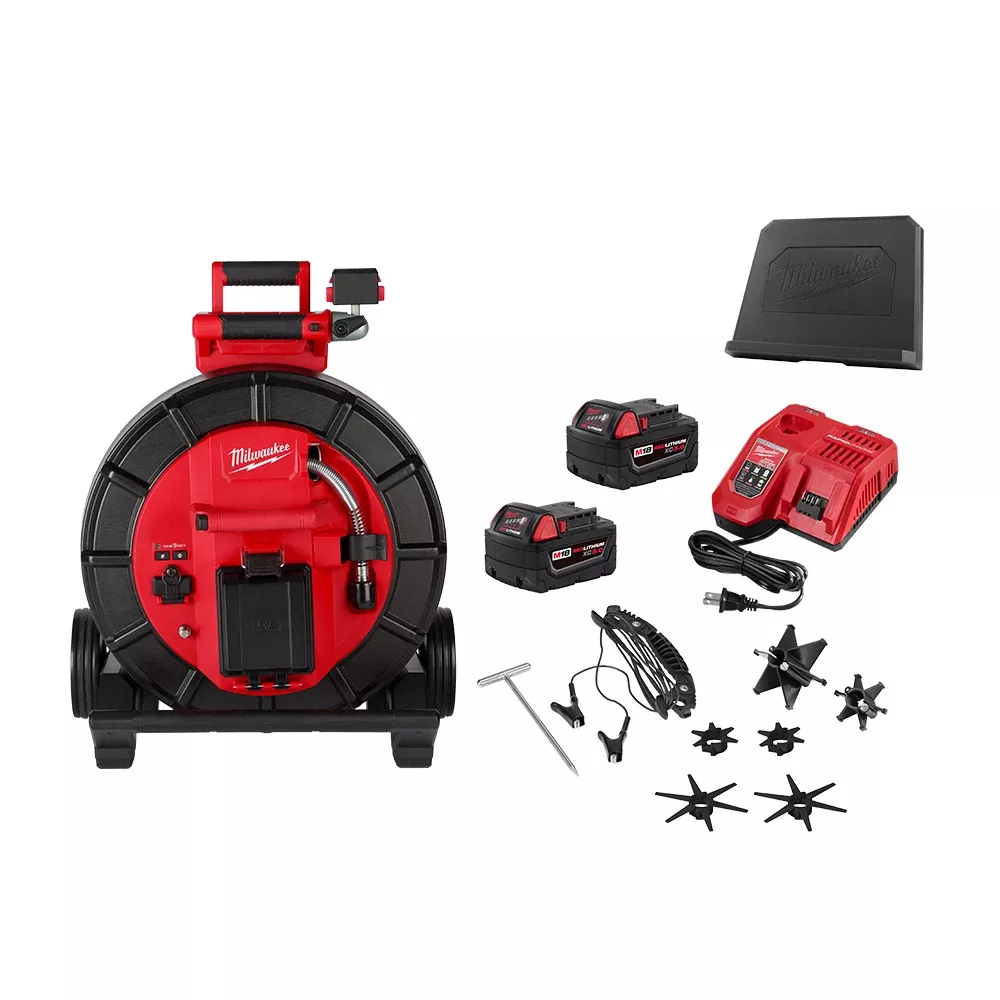 Milwaukee Tool M18 200’ Mid-Stiff Modular Pipeline Inspection System 3975-22