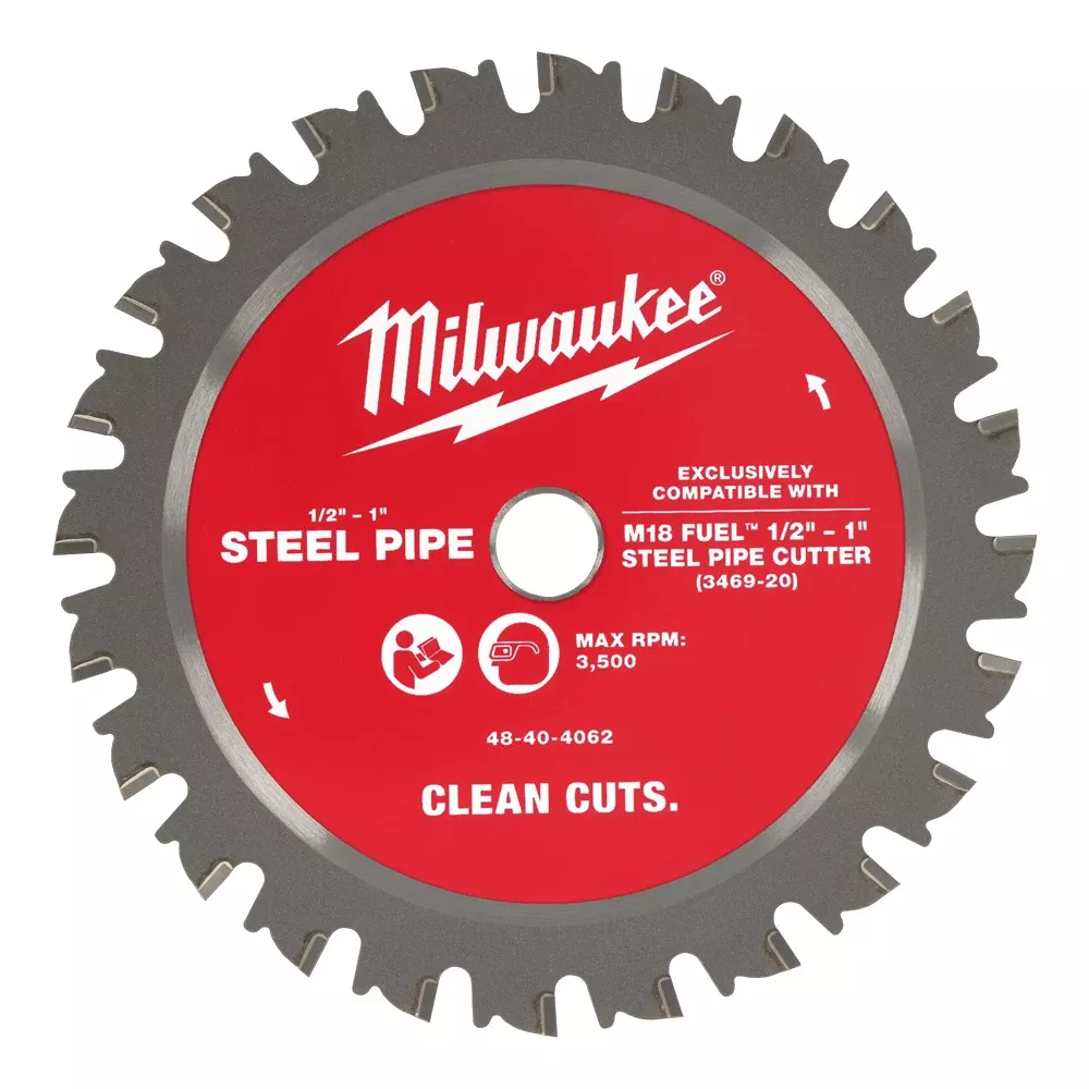 Milwaukee Tools 1/2” – 1” Steel Pipe Cutting Blade 48-40-4062