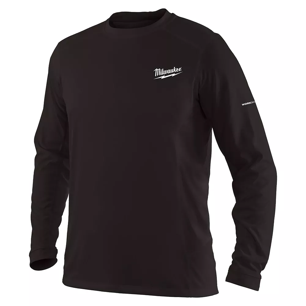 Milwaukee Workskin Lightweight Short Sleeve Performance Shirt S, Black 415B-S