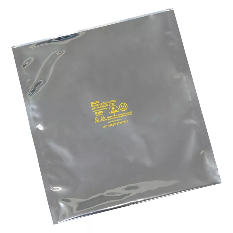 Moisture Barrier Bag, Dri-Shield 2700 Series, 10.5 in. x 12 in., 100 EA