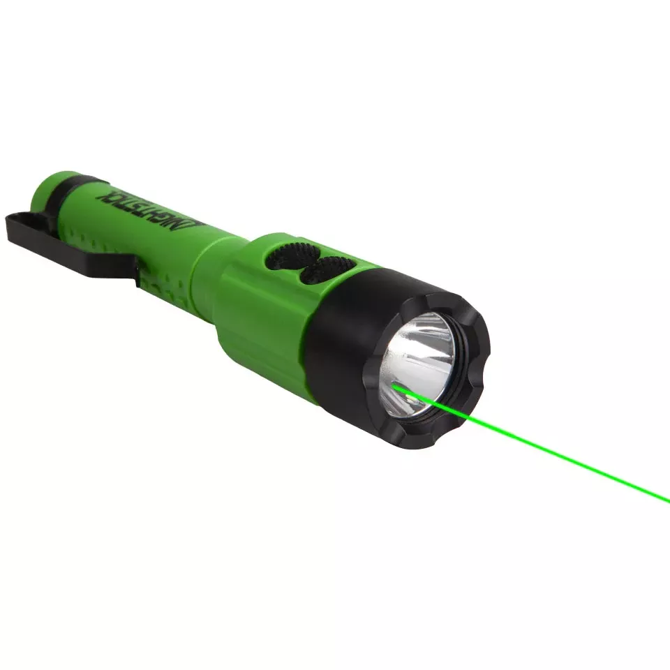 Nightstick Flashlight with Laser 140 Lumens (2x AA) NSP-2414GXL