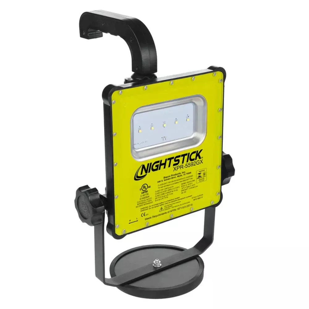 Nightstick Intrinsically Safe [Zone 0] IS Rechargeable LED Scene Light w/Magnetic Base 1200 Lumens XPR-5592GX