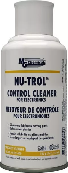 Nu-trol Control Cleaner, 140 grams (5 oz) aerosol
