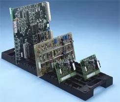 PCB Rack, Standard black conductive, 7" x 20", 20 Slots