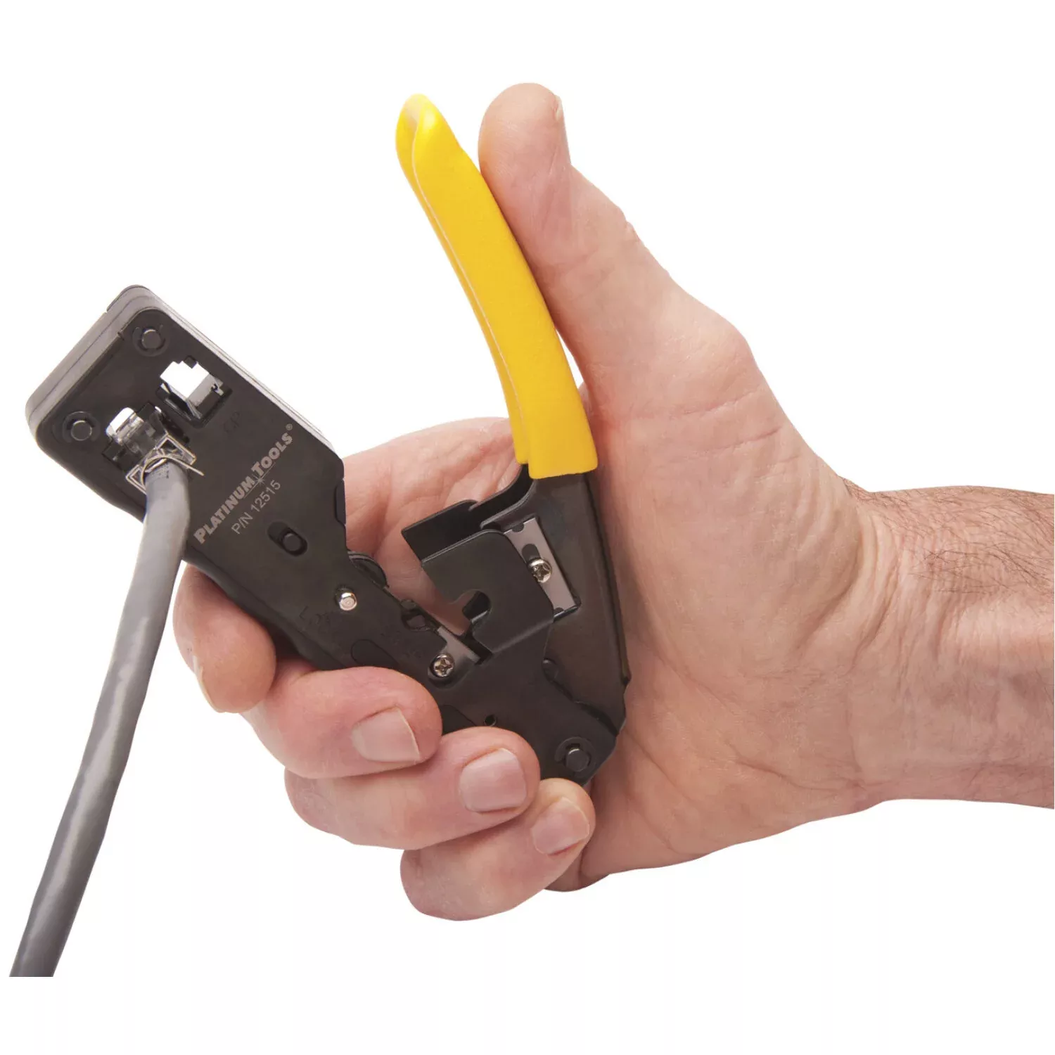Platinum Tools 12515C Tele-TitanXg Crimp Tool for Modular RJ45 CAT6A Connectors